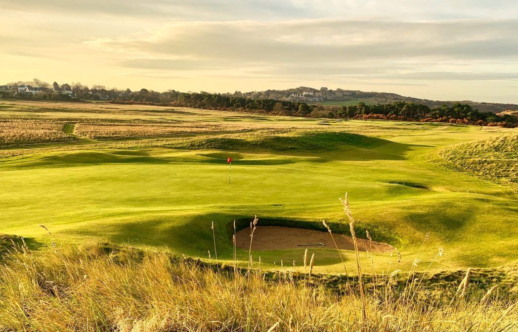 Muirfield golf course in east lothian, scotland
